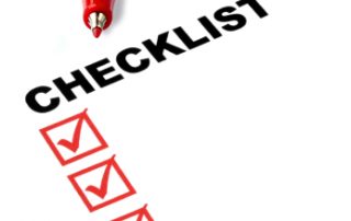 Checklist for submitting audio and video transcription