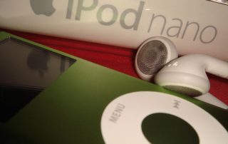 Picture from Jay Riddle of iPod Nano Recording